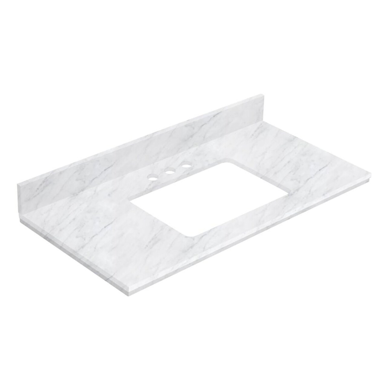 American Imaginations Countertop Bianca Carara Stone Top In Finish, Ai-17460